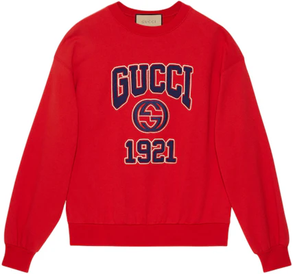 Gucci SS24 Sweatshirt Merah Katun Bordir. 768530-XJF3O-6429 Buy Gucci SS24 Sweatshirt Merah Katun Bordir. 768530-XJF3O-6429