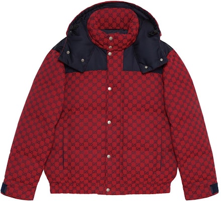 Gucci SS24 Red Patterned Hooded Down Jacket for Men 762559-Z8BNP-6241 Buy Gucci SS24 Red Patterned Hooded Down Jacket for Men 762559-Z8BNP-6241