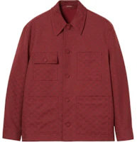Gucci SS24 Red Single-Breasted Logo Long-Sleeve Jacket for Men 800792-Z8BU1-6207 Gucci SS24 Red Single-Breasted Logo Long-Sleeve Jacket for Men 800792-Z8BU1-6207
