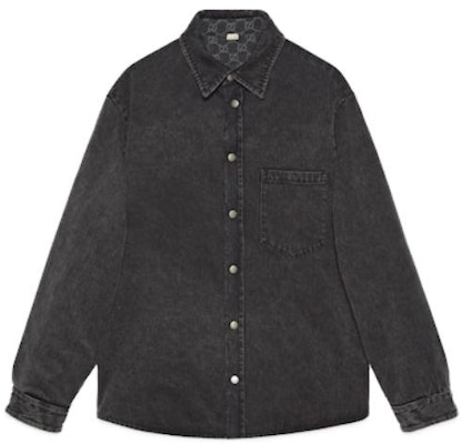 Gucci SS24 Reversible Black Denim Jacket 766142-XDCRJ-1043 Buy Gucci SS24 Reversible Black Denim Jacket 766142-XDCRJ-1043