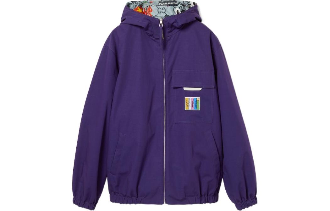 Gucci SS24 Reversible Zip Hoodie Jacket Purple 777290-ZAQDS-5447