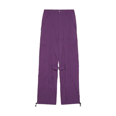 GUCCI SS24 Solid Color Straight Cargo Pants for Men 757256-ZAPRL-5206