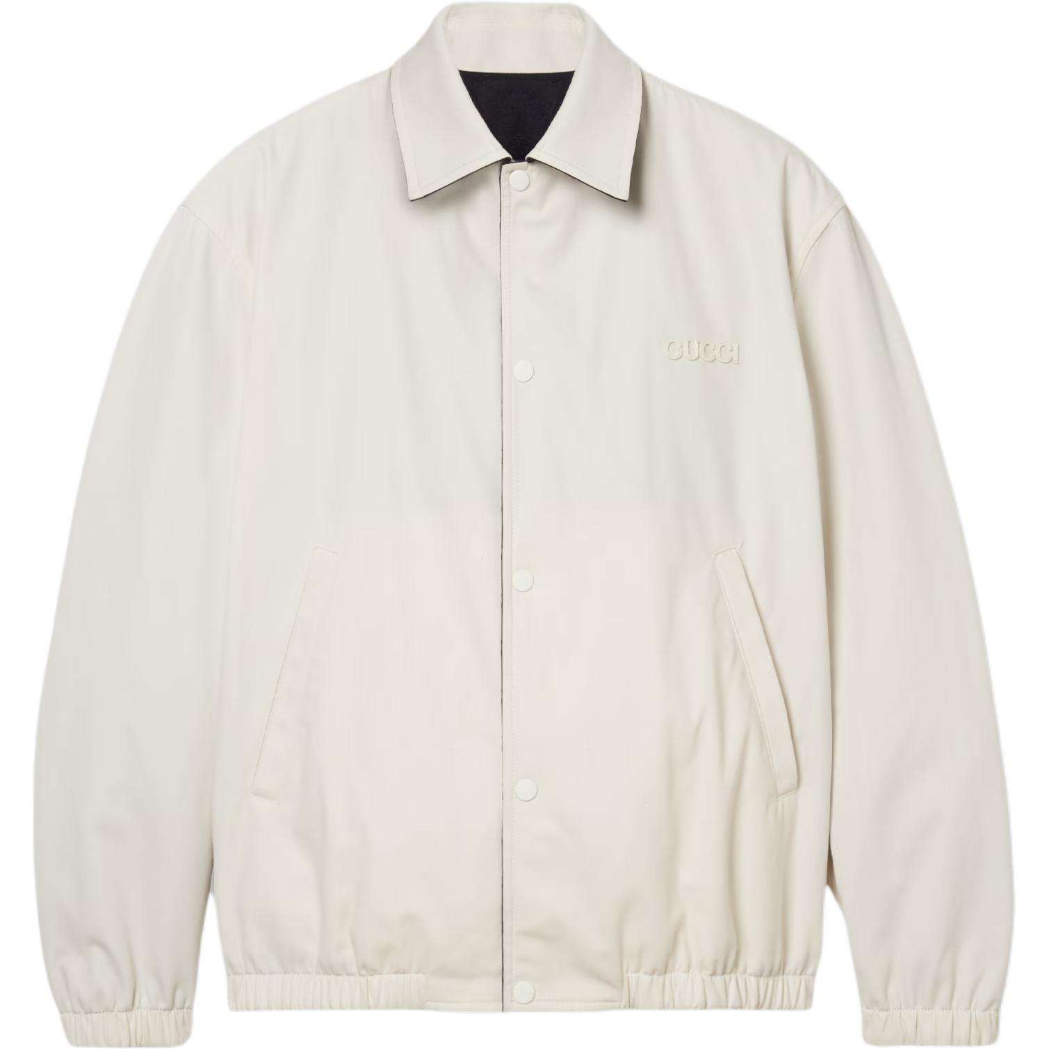 Lookbook Gucci SS24 Solid Navy Blue Single-Breasted Long Sleeve Jacket 787211-ZARA3-4330