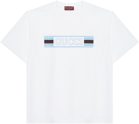 GUCCI SS25 Printed Knit Cotton Short Sleeve T-Shirt White Mens. 796395-XJG3P Buy GUCCI SS25 Printed Knit Cotton Short Sleeve T-Shirt White Mens. 796395-XJG3P