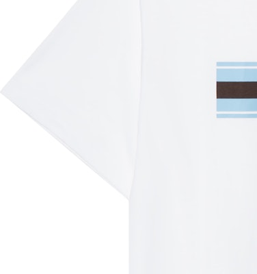 GUCCI SS25 Printed Knit Cotton Short Sleeve T-Shirt White Mens. 796395-XJG3P 1