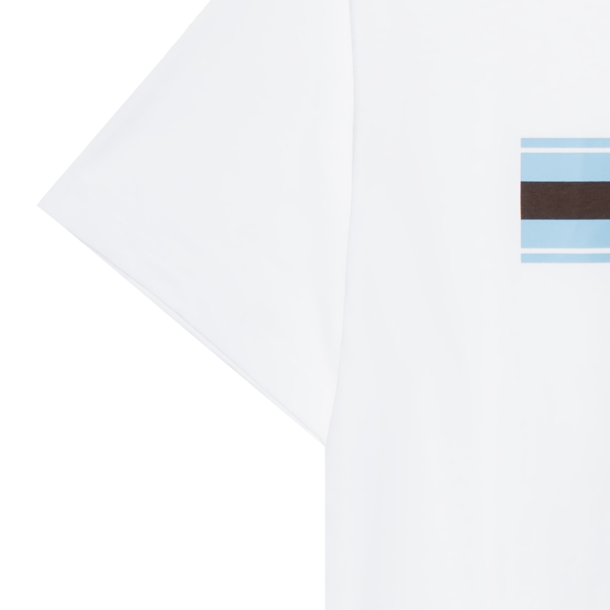 GUCCI SS25 White Printed Knit Cotton Short Sleeve T-Shirt 796395XJG3P9074 圖 9