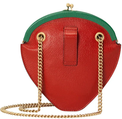 グッチ ストロベリー型ミニバッグ レッド/グリーン Lookbook グッチ ストロベリー型ミニバッグ レッド/グリーン