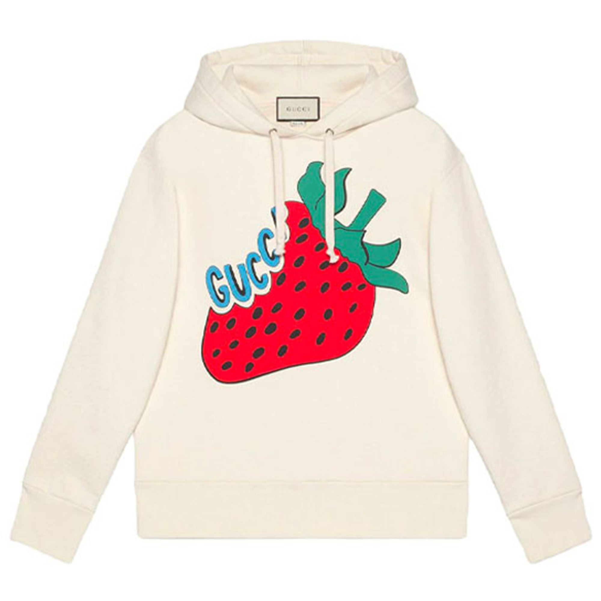 Gucci Strawberry Print Sweatshirt Grey/White 475374-XJA1R-9230