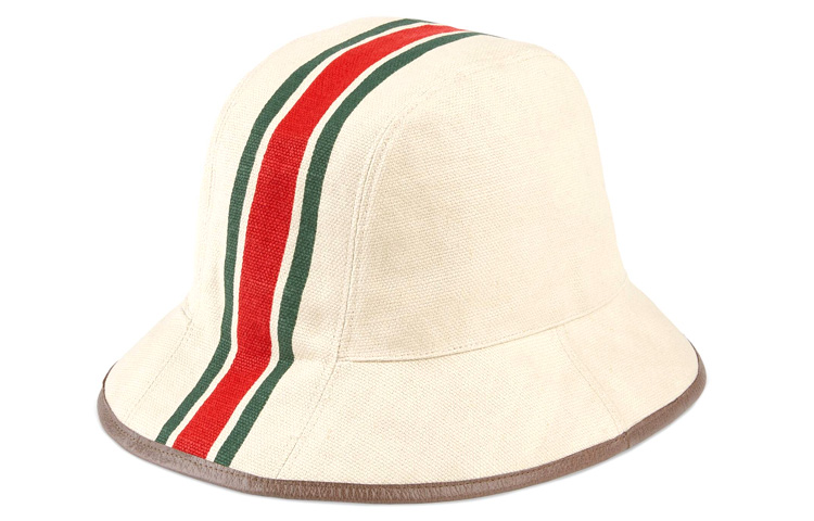 Lookbook GUCCI Streetwear White Bucket Hat Unisex Casual Style. 661943-4HAG3-2865
