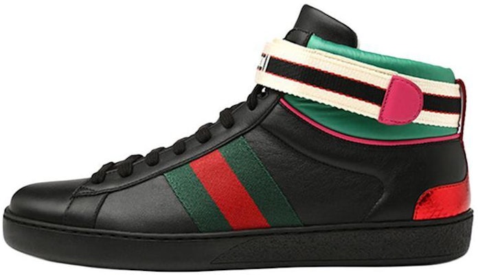 Gucci Stripe Ace High Top 'Black' 523472-0FIW0-1079 Buy Gucci Stripe Ace High Top 'Black' 523472-0FIW0-1079
