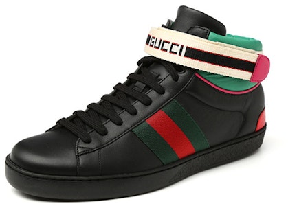 Gucci Stripe Ace High Top 'Hitam' 523472-0FIW0-1079 Lookbook Gucci Stripe Ace High Top 'Hitam' 523472-0FIW0-1079
