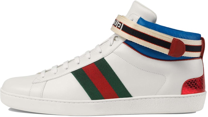 Gucci Stripe Ace High Top 'White' 523472-0FIW0-9092 Buy Gucci Stripe Ace High Top 'White' 523472-0FIW0-9092