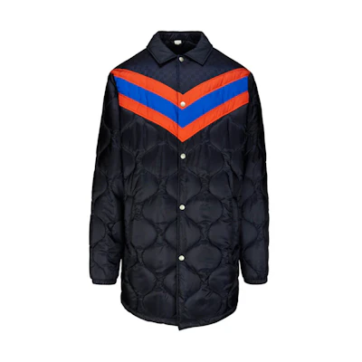 Gucci Stripe Casual Cotton Jacket for Men in Navy Blue 575534-ZABOO-4695