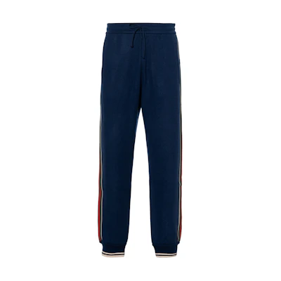 Gucci Stripe Drawstring Jogger Pants Blue 645272-XJC58-4215