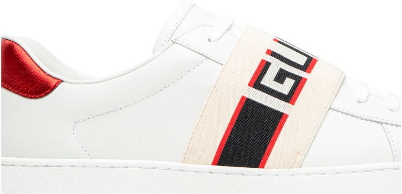 구찌 스트라이프 레더 스니커즈 (흰/빨/검) 523469-0FIV0-9091 Order 구찌 스트라이프 레더 스니커즈 (흰/빨/검) 523469-0FIV0-9091