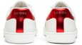 Details for 구찌 스트라이프 레더 스니커즈 (흰/빨/검) 523469-0FIV0-9091