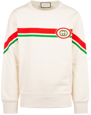 Gucci Sweatshirt Putih Lengan Panjang Motif Garis. 475532-XJBCM-9230 Buy Gucci Sweatshirt Putih Lengan Panjang Motif Garis. 475532-XJBCM-9230
