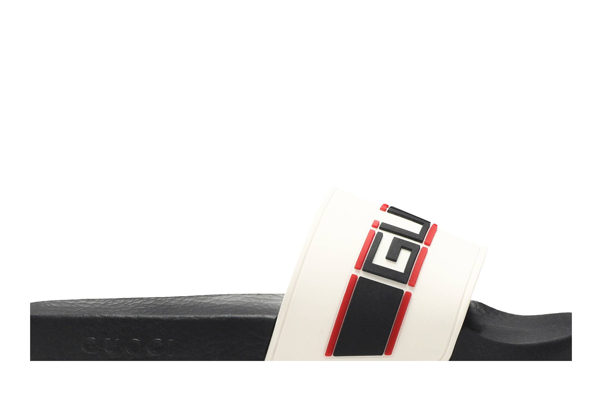 Gucci Stripe Rubber Slide 'Ecru' 圖 2