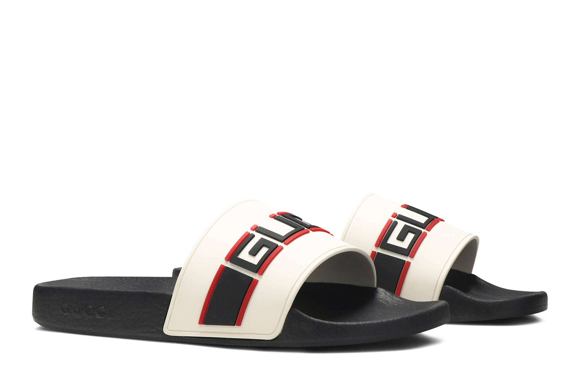 Gucci Stripe Rubber Slide 'Ecru' 圖 8