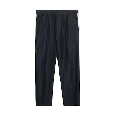 Gucci Striped Elastic Mid-Waist Knit Joggers Deep Blue 521882-Z344H-4240