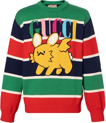 Gucci 條紋刺繡圓領毛衣 多色 736021-XKC2L-6072 Buy Gucci 條紋刺繡圓領毛衣 多色 736021-XKC2L-6072