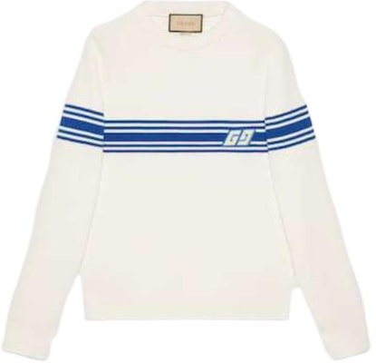 Gucci Sweater Crewneck Ivory Motif Striped GG Bordir 763398-XKDO1-9174 Buy Gucci Sweater Crewneck Ivory Motif Striped GG Bordir 763398-XKDO1-9174