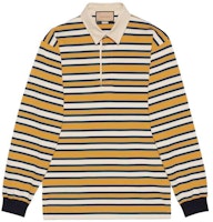 Gucci Striped Long Sleeve Polo Shirt Multicolor Men 758531-XJFX3-7218 Gucci Striped Long Sleeve Polo Shirt Multicolor Men 758531-XJFX3-7218