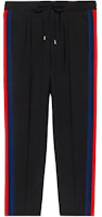 Gucci Striped Wool Cropped Pants Black for Men 493714-Z6903-1387 Gucci Striped Wool Cropped Pants Black for Men 493714-Z6903-1387