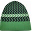 Buy GUCCI Striped Wool Knitted Beanie Green Unisex Couple Style. 544631 4G206 3768