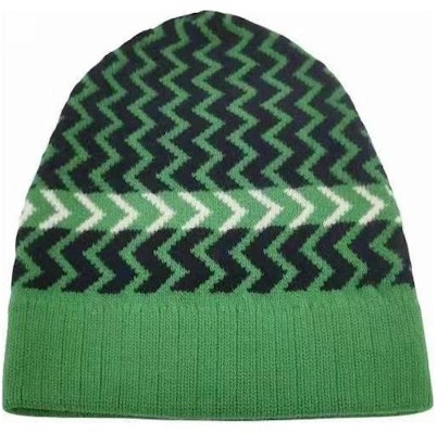 GUCCI Striped Wool Knitted Beanie Green Unisex Couple Style. 544631 4G206 3768 Order GUCCI Striped Wool Knitted Beanie Green Unisex Couple Style. 544631 4G206 3768