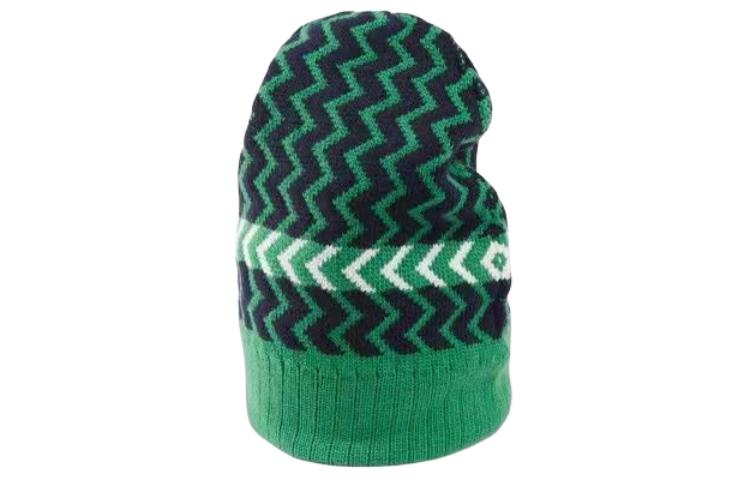 Shop GUCCI Striped Wool Knitted Beanie Green Unisex Couple Style. 544631 4G206 3768