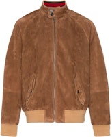 Gucci Suede Bomber Jacket for Men in Brown 573544-XNAFH-BROWN Gucci Suede Bomber Jacket for Men in Brown 573544-XNAFH-BROWN