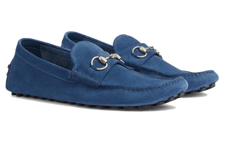 Gucci Suede Round Toe 'Blue CMFT' 圖 2