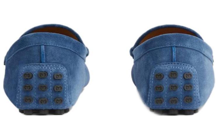 Gucci Suede Round Toe 'Blue CMFT' 圖 4