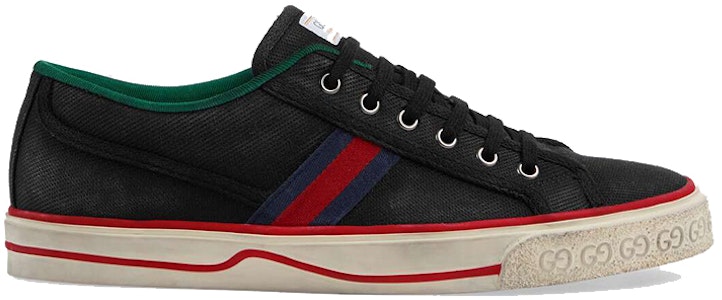 GUCCI古馳 Tennis 1977 棉布 運動 時尚板鞋 男款 黑色 Order GUCCI古馳 Tennis 1977 棉布 運動 時尚板鞋 男款 黑色
