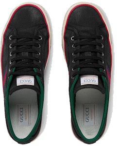 GUCCI古馳 Tennis 1977 棉布 運動 時尚板鞋 男款 黑色 Shop GUCCI古馳 Tennis 1977 棉布 運動 時尚板鞋 男款 黑色