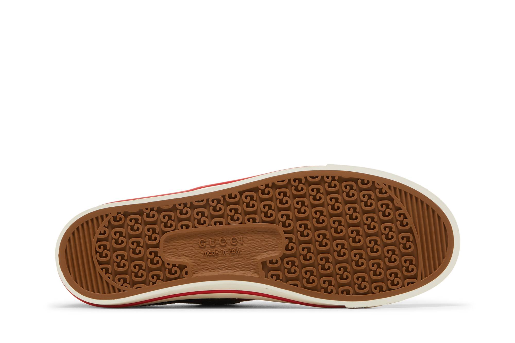 Shop GUCCI古馳 Tennis 1977 系列休閒 時尚板鞋 男款 黑