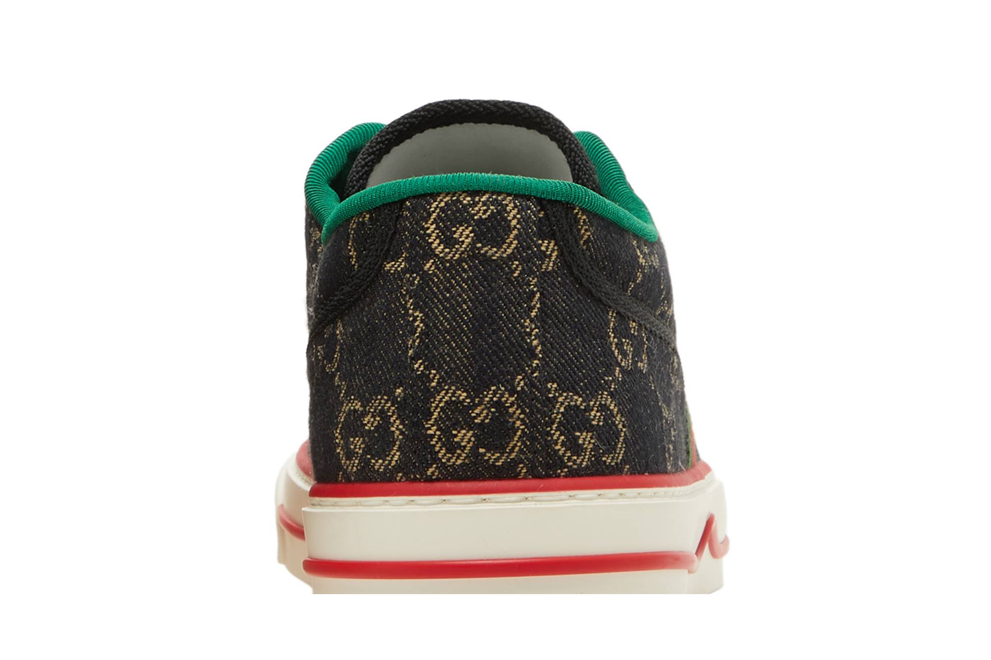 Sizing GUCCI古馳 Tennis 1977 系列休閒 時尚板鞋 男款 黑