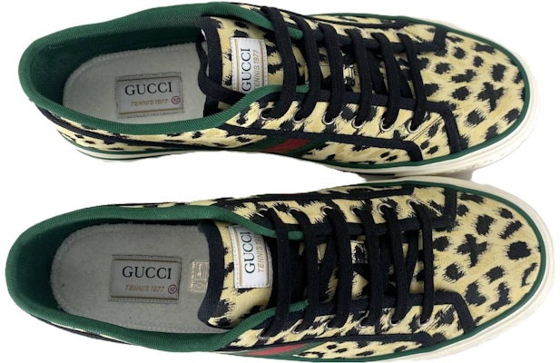 Gucci网球1977款'豹纹' 606111-2D320-2071 Lookbook Gucci网球1977款'豹纹' 606111-2D320-2071