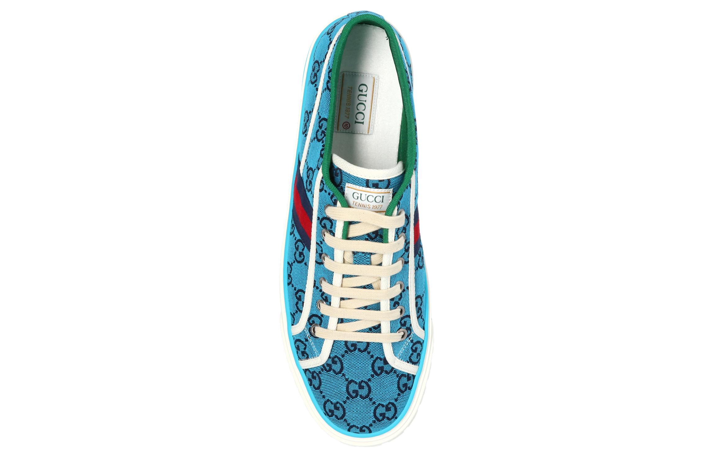 Gucci Tennis 1977 'Light Blue Monogram' 圖 5