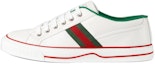 Buy Gucci Tennis 1977 'Putih Hijau Merah' 643485-17L10-9060