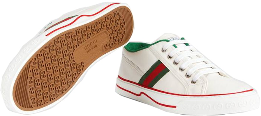 Gucci Tennis 1977 'White Green Red' 643485-17L10-9060 Purchase Gucci Tennis 1977 'White Green Red' 643485-17L10-9060