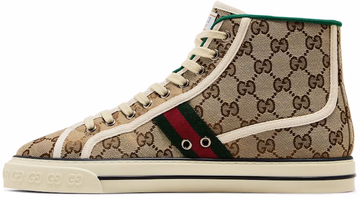 Gucci Tennis 1977 High 'Beige Ebony' 625807-HVK70-9765 Lookbook Gucci Tennis 1977 High 'Beige Ebony' 625807-HVK70-9765