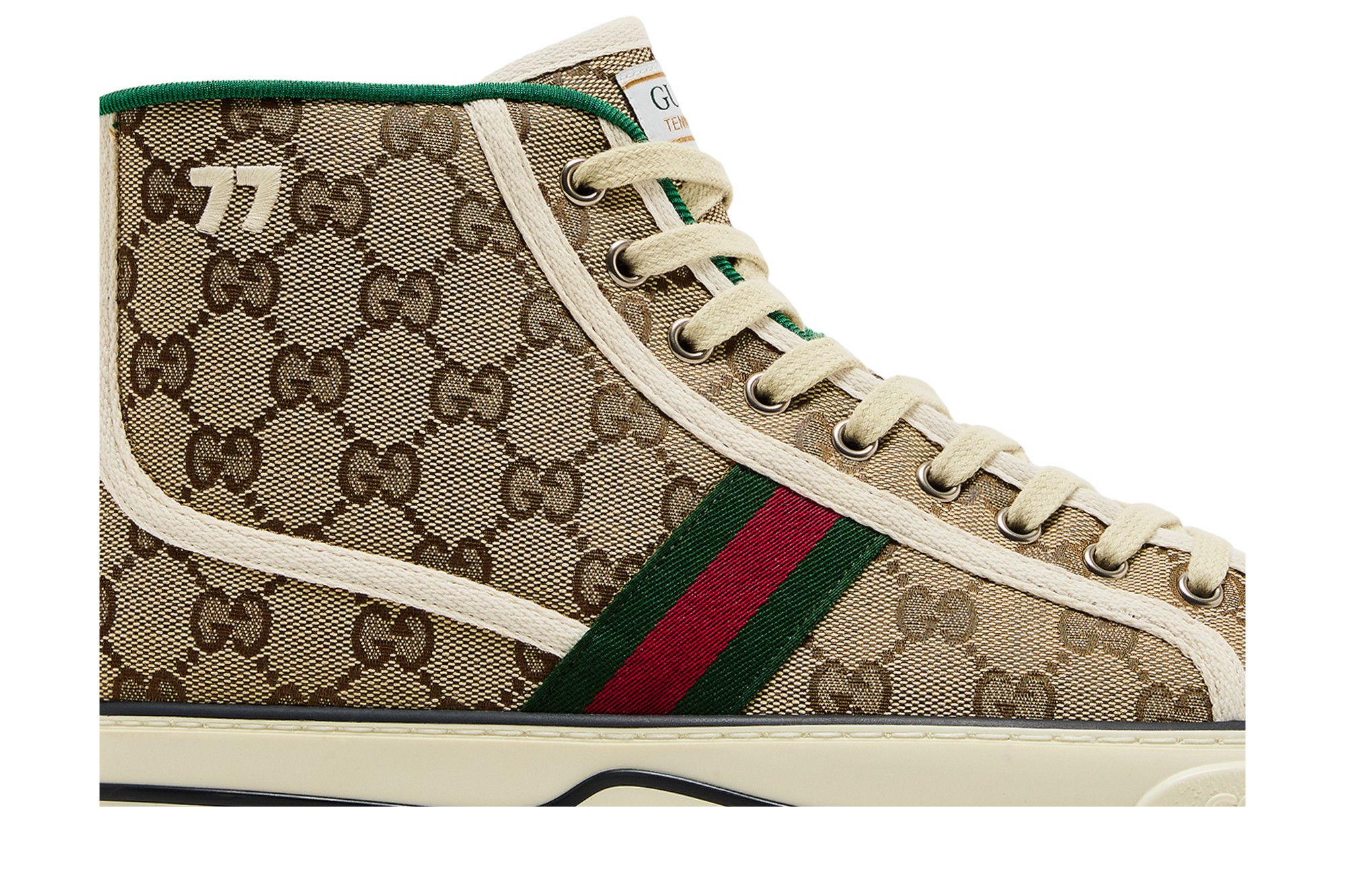 Lookbook Gucci Tennis 1977 High ''Beige Ebony'' Schoenen 625807 HVK70 9765