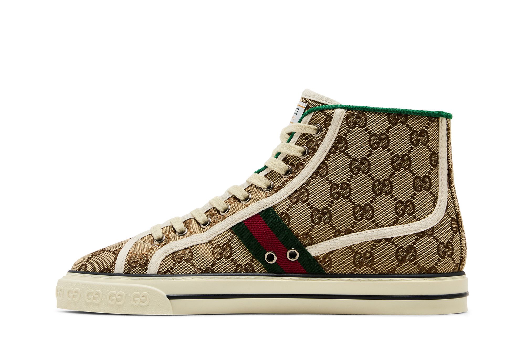 Shop Gucci Tennis 1977 High ''Beige Ebony'' Schoenen 625807 HVK70 9765