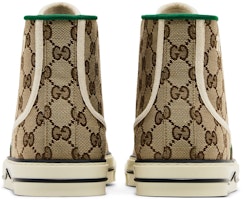 Gucci Tennis 1977 High 'Beige Ebony' Sepatu Sneakers Pria Beige 625807 HVK70 9765 Details for Gucci Tennis 1977 High 'Beige Ebony' Sepatu Sneakers Pria Beige 625807 HVK70 9765