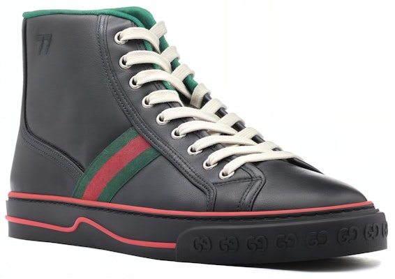 Gucci Tennis 1977 High 'Black Red Green' 644734-17L20-1074 Order Gucci Tennis 1977 High 'Black Red Green' 644734-17L20-1074