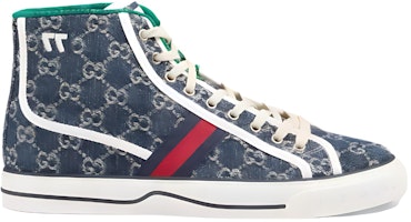 GUCCI古馳 Tennis 1977 高筒 時尚板鞋 男款 藍紅 Order GUCCI古馳 Tennis 1977 高筒 時尚板鞋 男款 藍紅