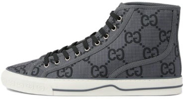 Gucci Tennis 1977 High 'GG Monogram - Grey Black' 771463-FACTD-1144 Gucci Tennis 1977 High 'GG Monogram - Grey Black' 771463-FACTD-1144