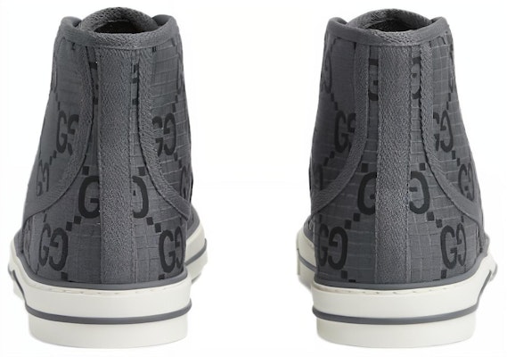 Gucci 网球1977高帮“GG花纹 - 灰黑色” 771463-FACTD-1144 Shop Gucci 网球1977高帮“GG花纹 - 灰黑色” 771463-FACTD-1144